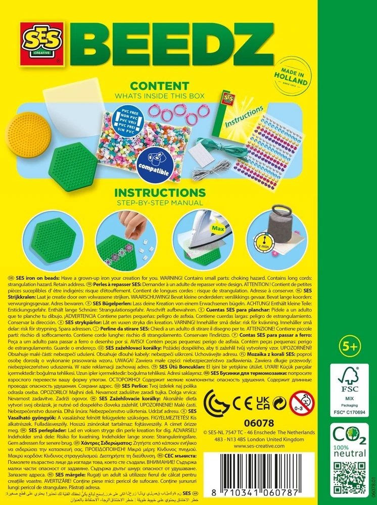 SES SES karoliukai, priklijuojami lygintuvu 06078 60787