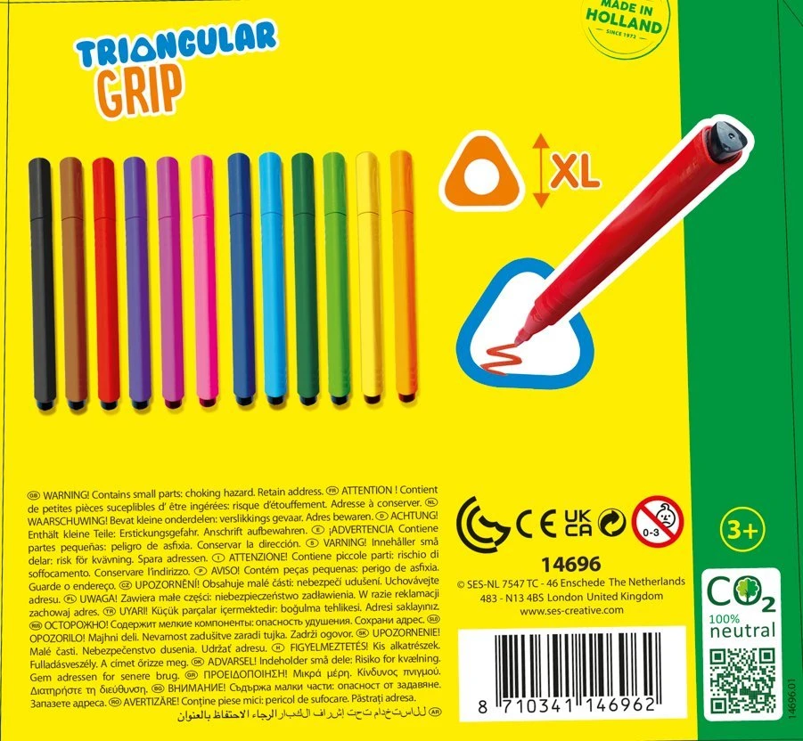 Ses Creative SES mazaki trójkštne 12 kol 14696 46962