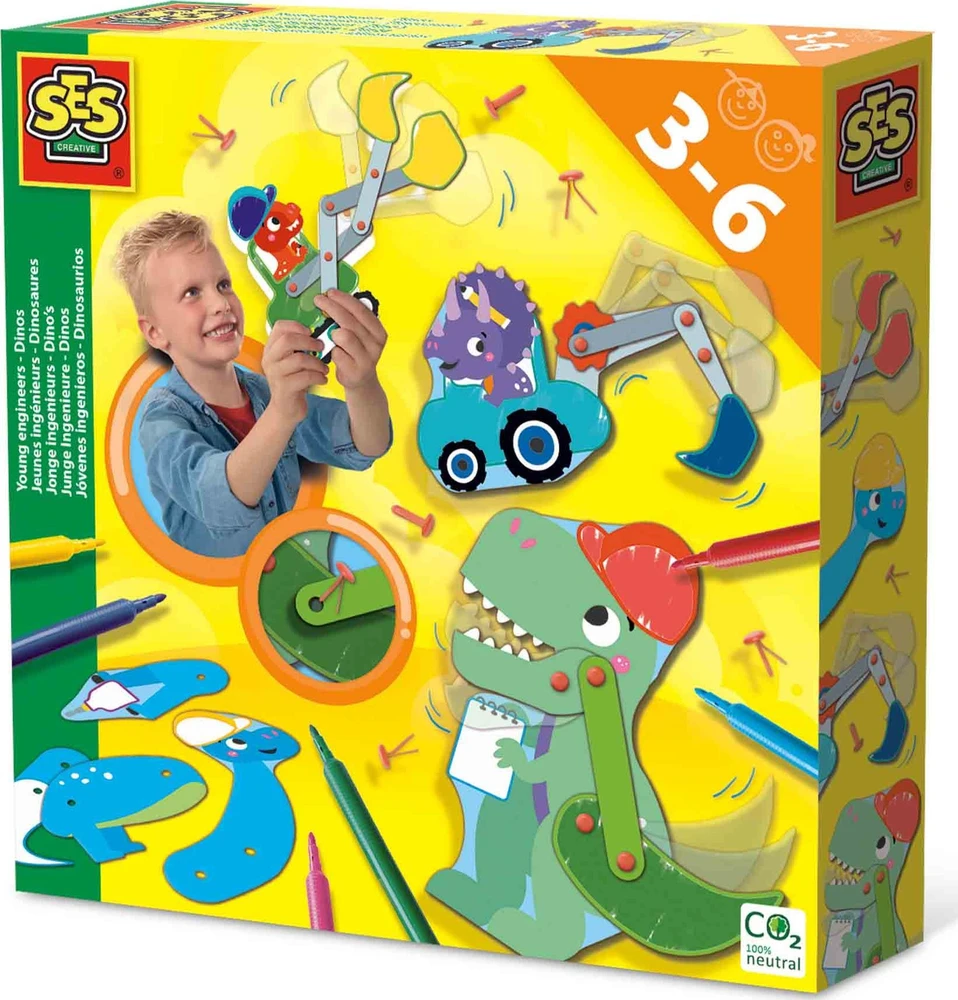 Ses Creative SES jaunieji inžinieriai – dinozaurai 14045 40458