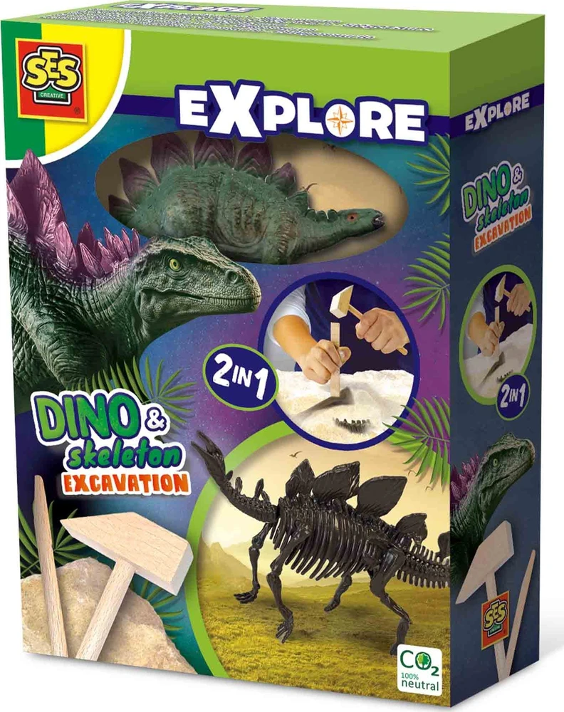Ses Creative SES dinozauro fosilija 2in1 stegozauras 25094 50942
