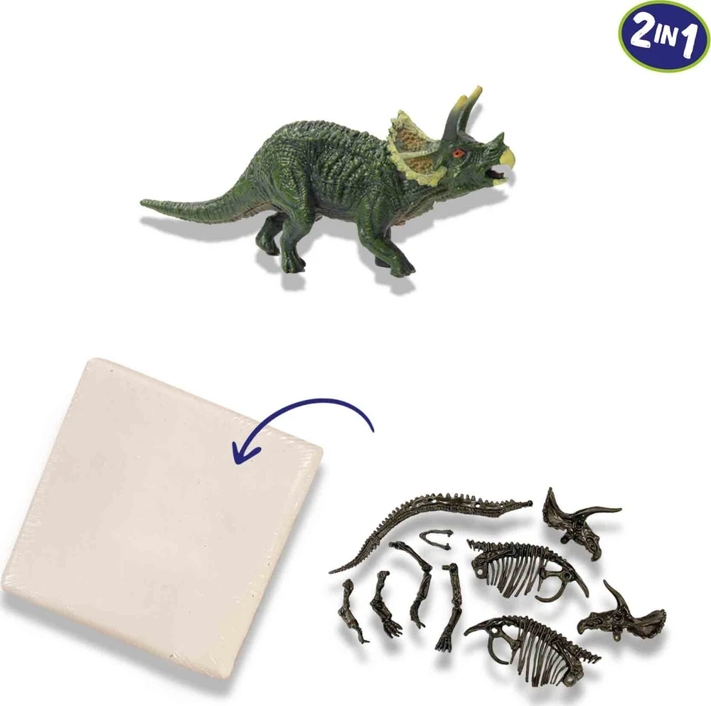 SES Creative – Kasinėjimas – Triceratops ir skeletas – (S25093)