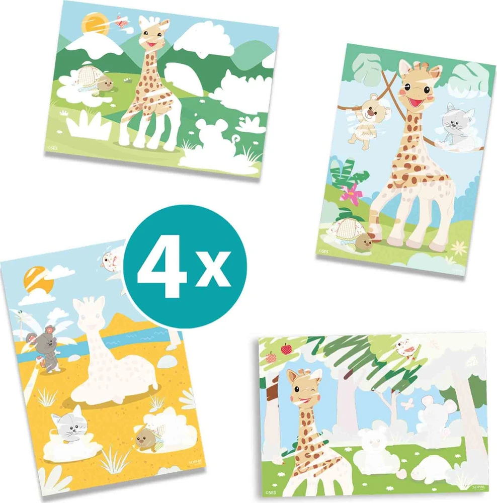 SES SES Sophie la girafe Vanduo Coloring 14490 44906