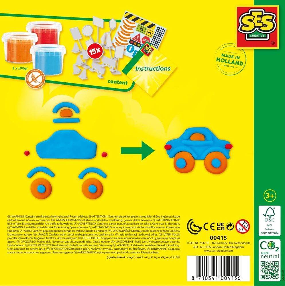 SES SES Tortų masės Traffic rinkinys 00415 04156