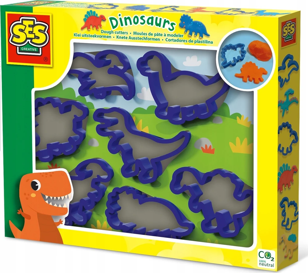 „Ses Creative SES“ dinozaurų tešlos formelės 00887 08871
