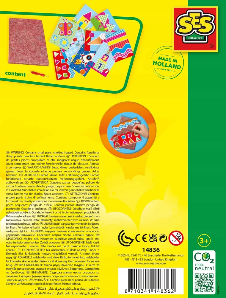 „Ses Creative SES“ žaidžia su kaltu, pjaunančiu skyles 14836 48362