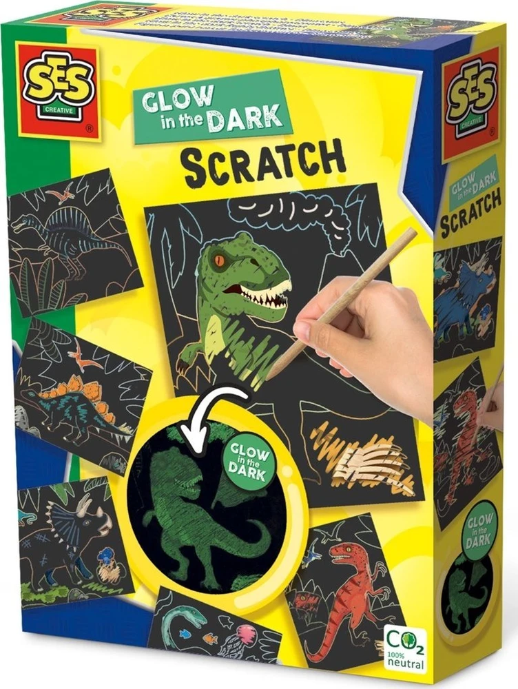 Ses Creative SES Nutrinama figūrėlė „Gli.in.the.Dark Dino“ 14285 42858