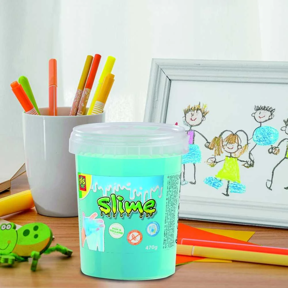 Ses Creative SES Slime mėlyna brokat 470g 15033 50334