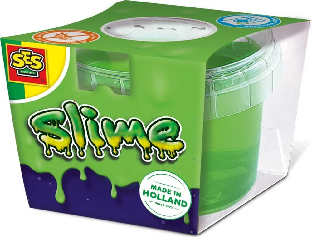 Ses Creative SES Slime neon žalia 140g 15041 50419