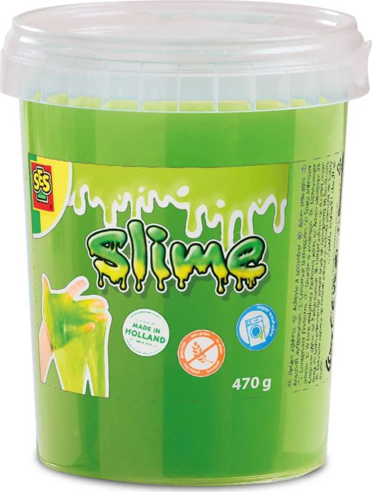 Ses Creative SES Slime neon žalia 470g 15031 50310