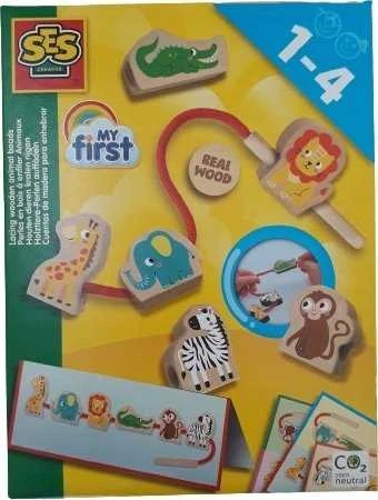 Ses Creative Ses_Creative kūrybinis rinkinys SES kūrybingi gyvūnų karoliukų raišteliai 14487