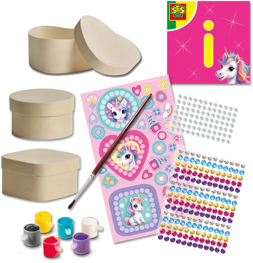 SES Creative - Deimantiniai vienaragio papuošalų rinkiniai - (S14138)