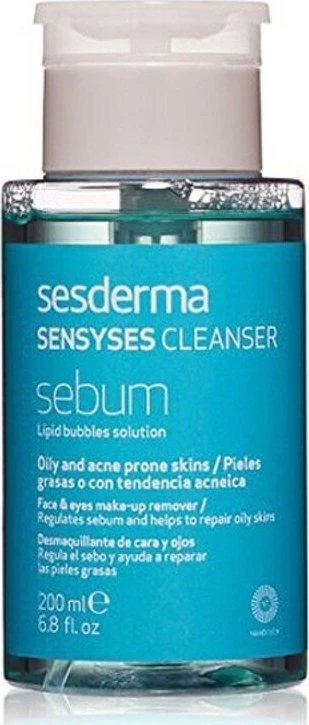 Liposominis valiklis riebiai odai Sesderma Sensyses Sebum, 200 ml