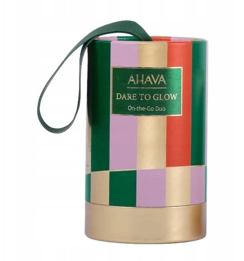 AHAVA DARE TO GLOW ON THE GO DUO Dovanų rinkinys (kūno losjonas 40 ml + rankų kremas 40 ml)