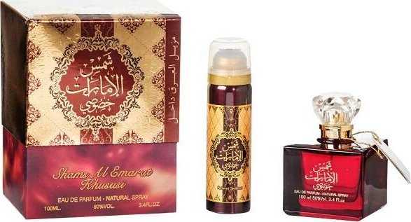SET ARD AL ZAAFARAN Shams Al Emarat Khususi EDP purškiklis 100 ml + DEO purškiklis 50 ml