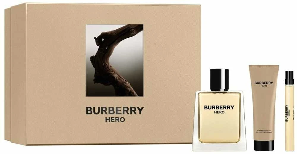 Set Burberry: Hero Eau De Toilette For Men, 100 ml + Hero Eau De Toilette For Men, 10 ml + Hero Dušo želė For All Skin Types, 75 ml