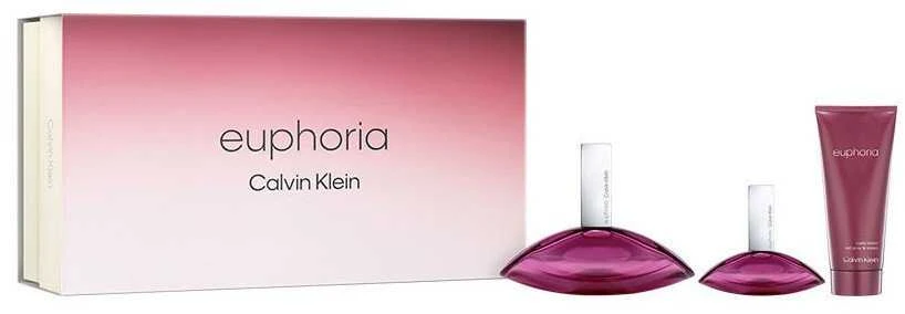 Calvin Klein Euphoria Eau De Parfum Purškiklis, 100 ml Set 3 Pieces