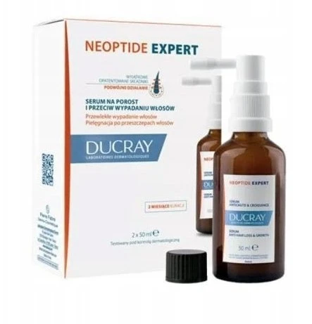 Ducray Neoptide Expert serumas nuo plaukų slinkimo skatinantis naujų plaukų augimą 2x50ml