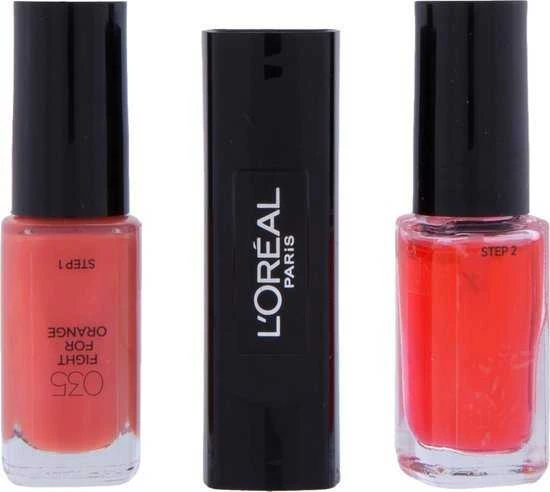 „L’Oreal Paris“ rinkinys Duo, „L’Oreal Paris“, 2 žingsniai, nagų lakas, 16M31QL, 2 vnt., 5 ml Moterims