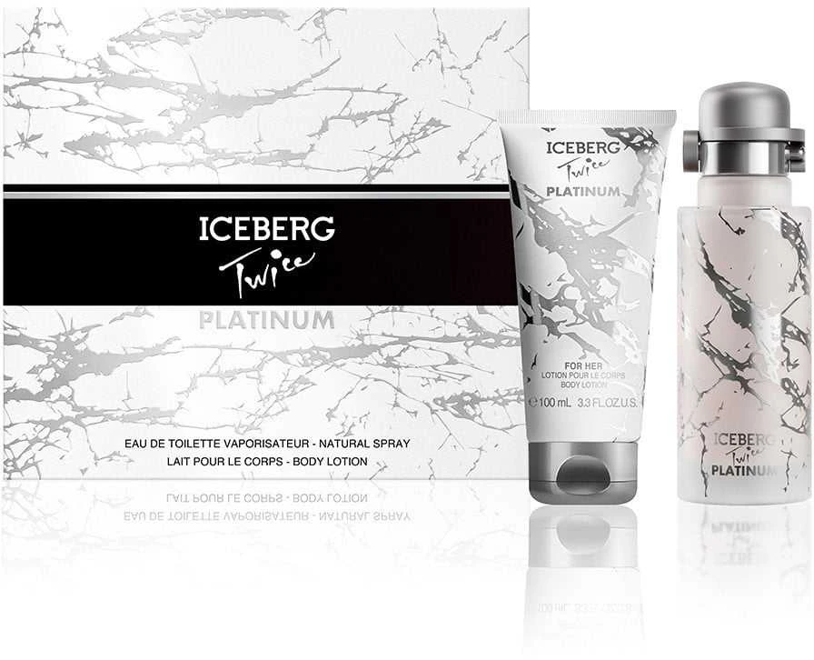 Iceberg Twice Platinum rinkinys moterims (EDT, 125 ml + kūno losjonas, 100 ml)