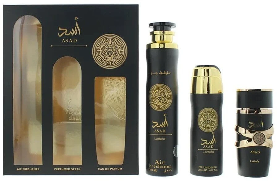 Lattafa Latafa Asad Giftset, 600 ml