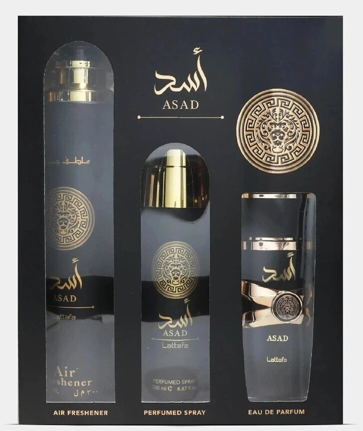 Lattafa Latafa Asad Giftset, 600 ml