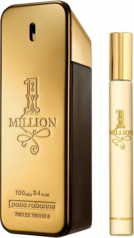 Paco Rabanne 1 Million rinkinys vyrams (100 ml. EDT + 10 ml. EDT)