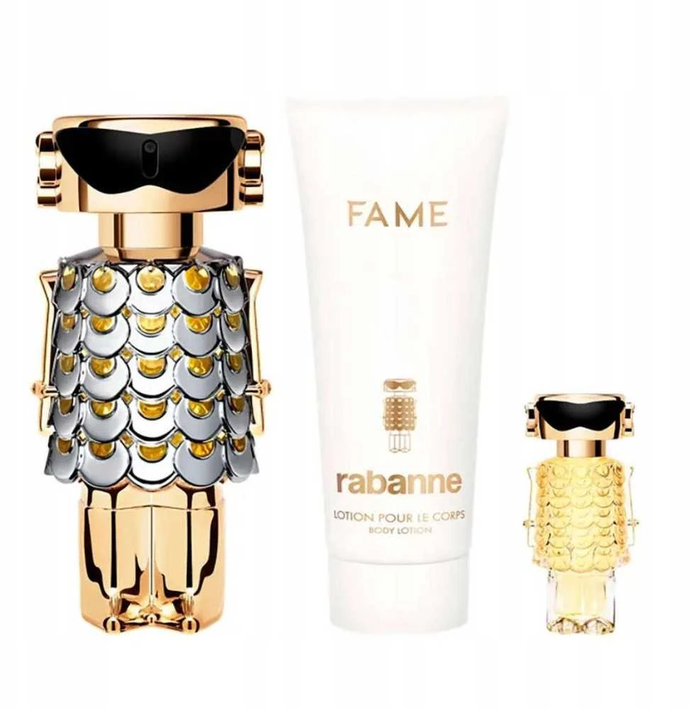 Paco Rabanne Fame Eau De Perfume Purškiklis, 80 ml Set 3 Pieces