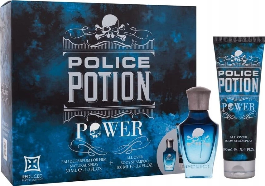 Police Potion Power rinkinys vyrams (EDP, 30 ml + dušo želė, 100 ml)