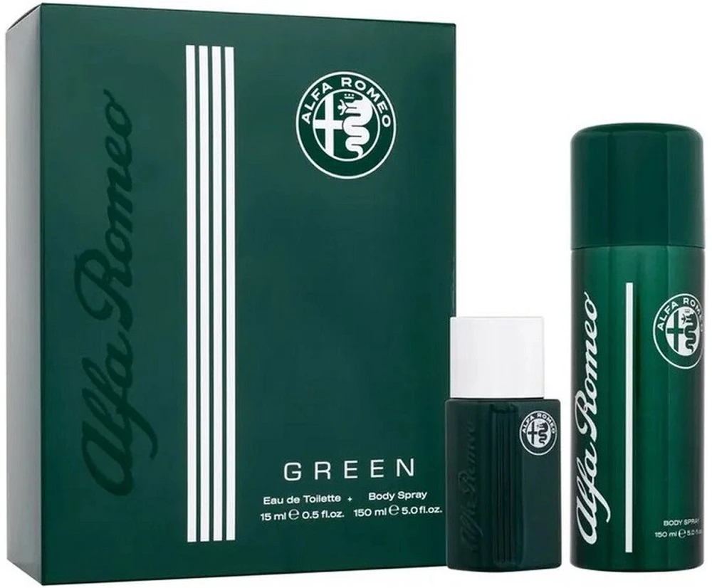 Versace Kvepalai vyrams Alfa Romeo Žalias EDT, 15 ml