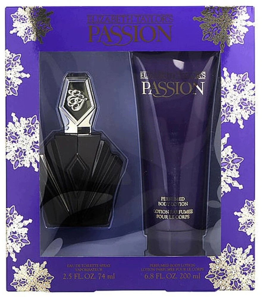 Versace Elizabeth Taylor Passion rinkinys tualetinis vanduo purškiklis 74ml + kūno balzamas 200ml