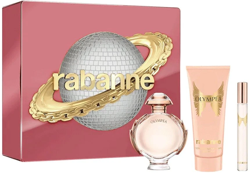 Versace Paco Rabanne rinkinys Olympea EDP, 50 ml kūno, 100 ml mini, 10 ml