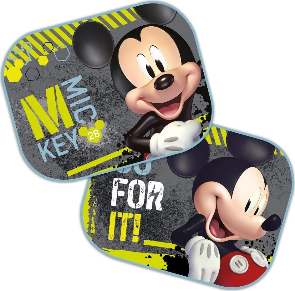 Seven Mickey Mouse automobilinė apsauga nuo saulės, 2 vnt., 44 x 35cm