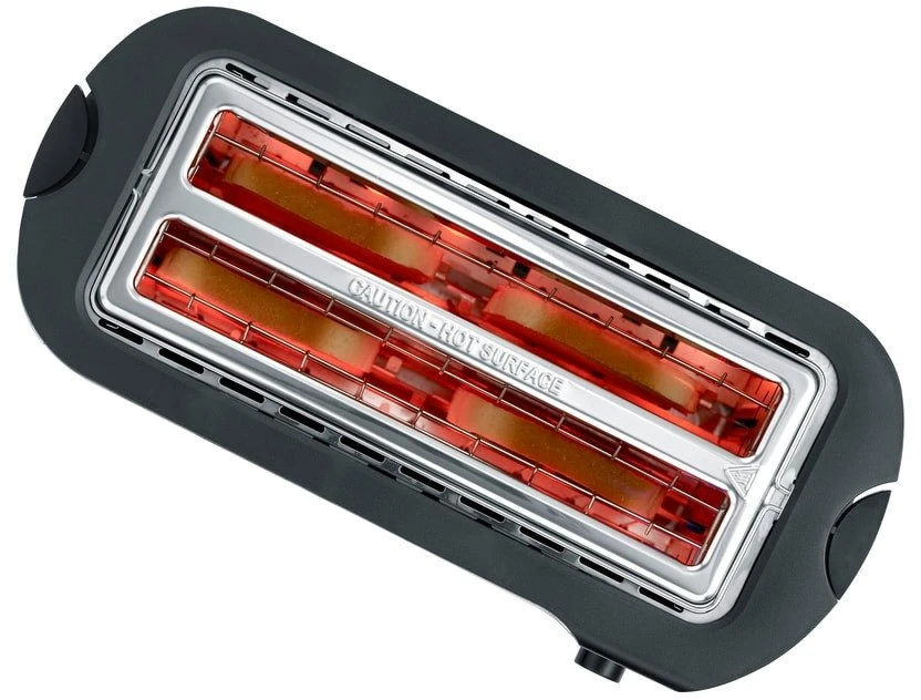 Skrudintuvas Severin Severin AT 9341 Dark Inox Langschlitztoaster