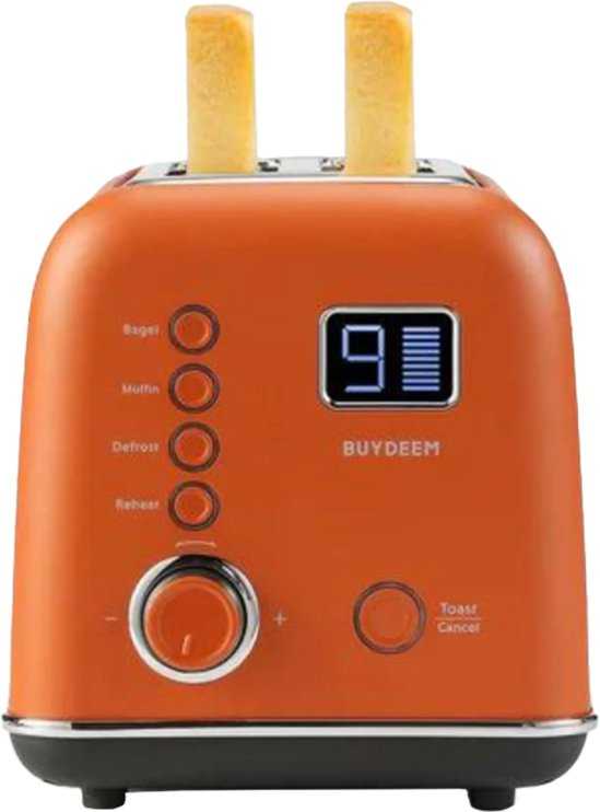 Skrudintuvas Severin BUYDEEM 2 Slice Automatic Metal Toaster, modelis DT730E, color Koi Raudona, EU