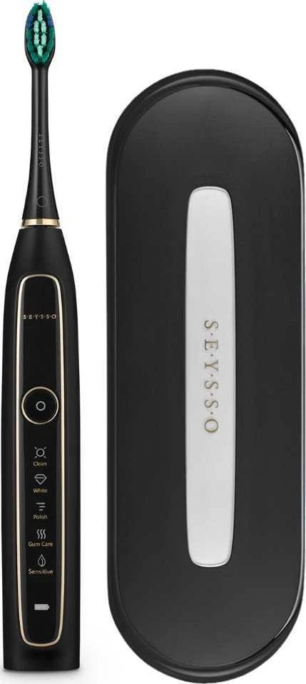 Dantų šepetėlis Šepetėlis Seysso Gold SE03B Juodas