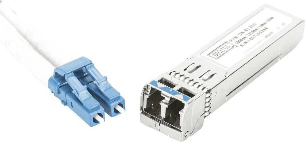Šakotuvas „Digitus Mini SFP+“ modulis DN-81200 daugiamodis DDM LC dvipusis jungtis, 10000 Mbit/s, bangos ilgis 850 nm, maksimalus perdavimo atstumas 300 m