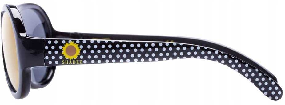 Shadez SHADEZ Designer Polka Sunflower Juodas Junior children's sunglasses 3-7 metai SHZ 49
