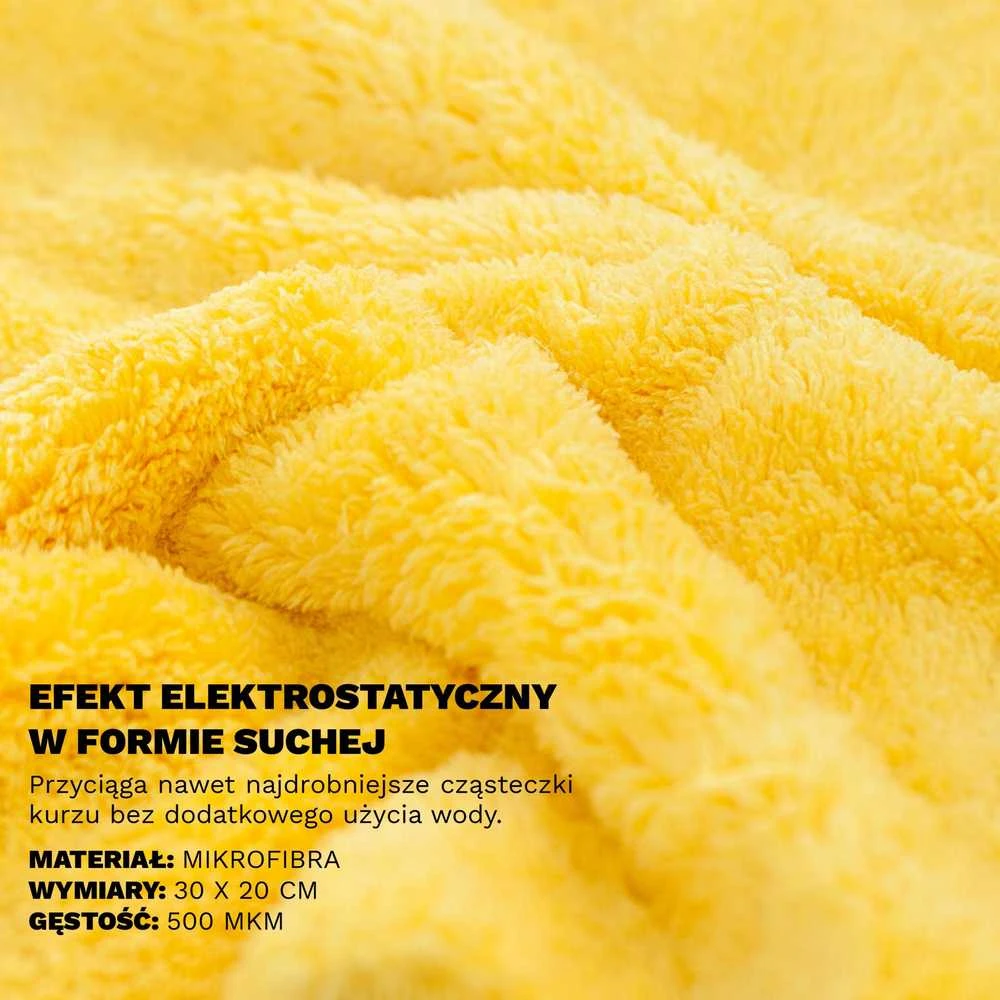 Šluostė Vortex Shaggy Monster, geltona, virtuvei
