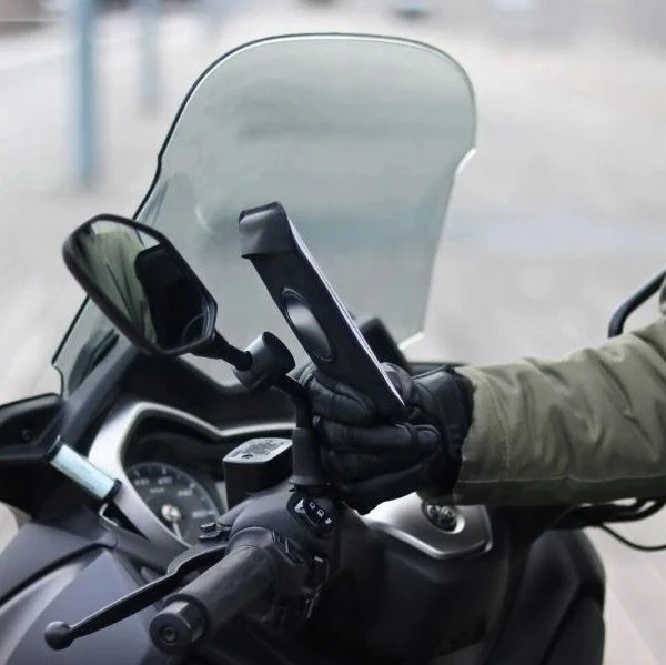Shapeheart Magnetic phone mount for scooter rear view mirror (SCOOT_CLIP_XL#XL)
