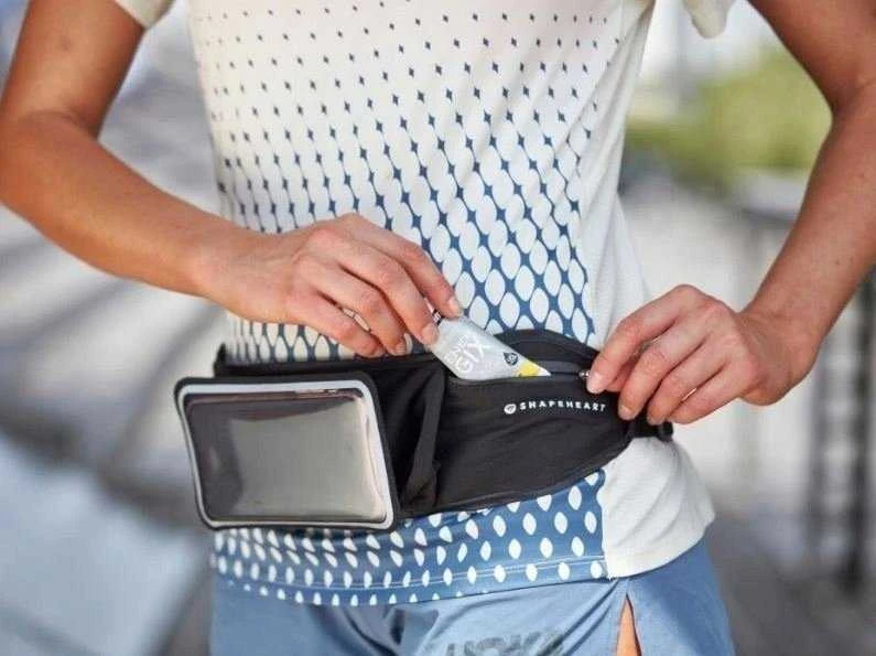 Shapeheart Pas bėgiojimui su pokrowcem na telefon na biodra BELT AMZ roz.XL < 16,5 cm