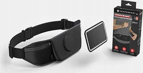 Shapeheart Pas bėgiojimui su pokrowcem na telefon na biodra BELT AMZ roz.M < 14,7 cm