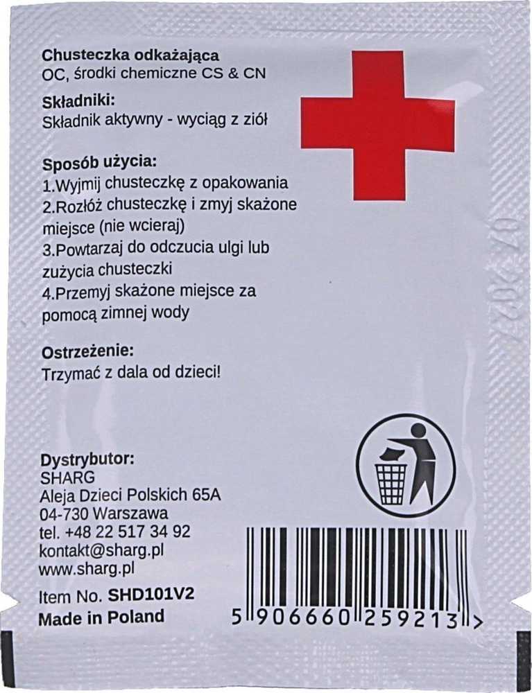 SHARG dezinfekavimo servetėlė, neutralizuojanti poveikį