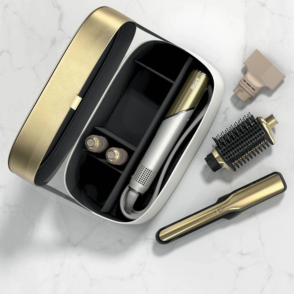 „Shark Glam Premium“ laikymo dėklas, „Baltas-Gold“