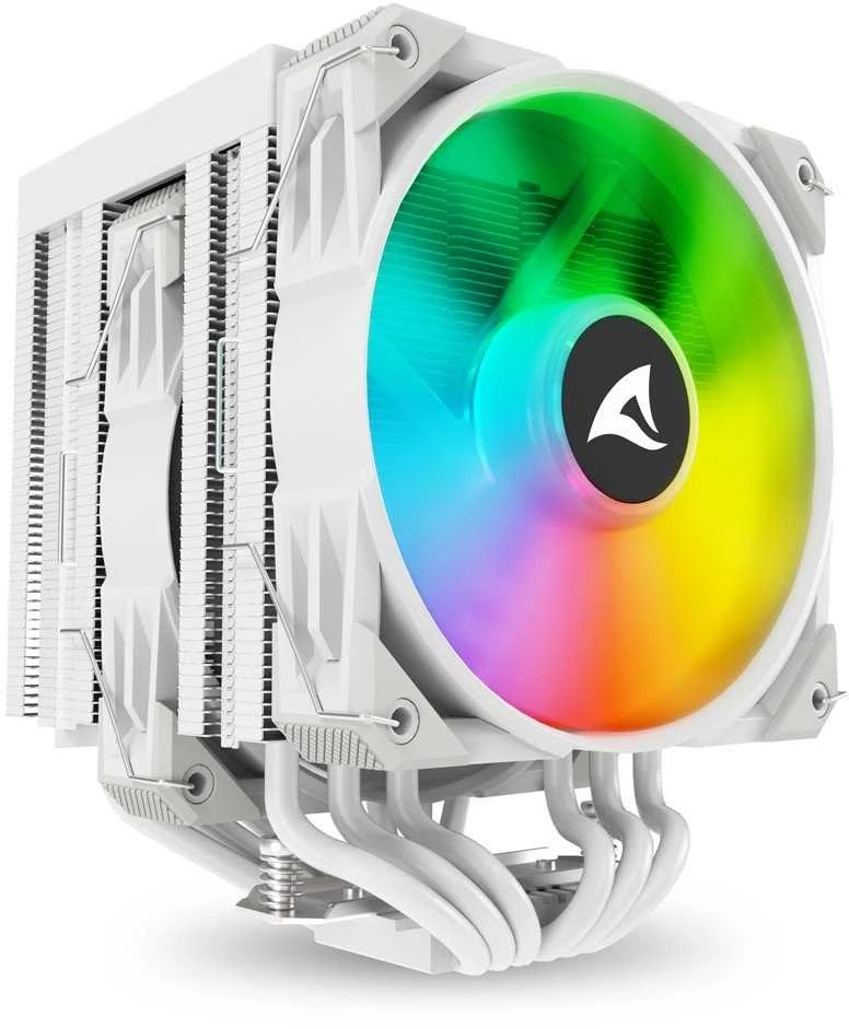 Sharkoon A60 RGB procesoriaus oro aušintuvas 12 cm baltas 1 vnt.