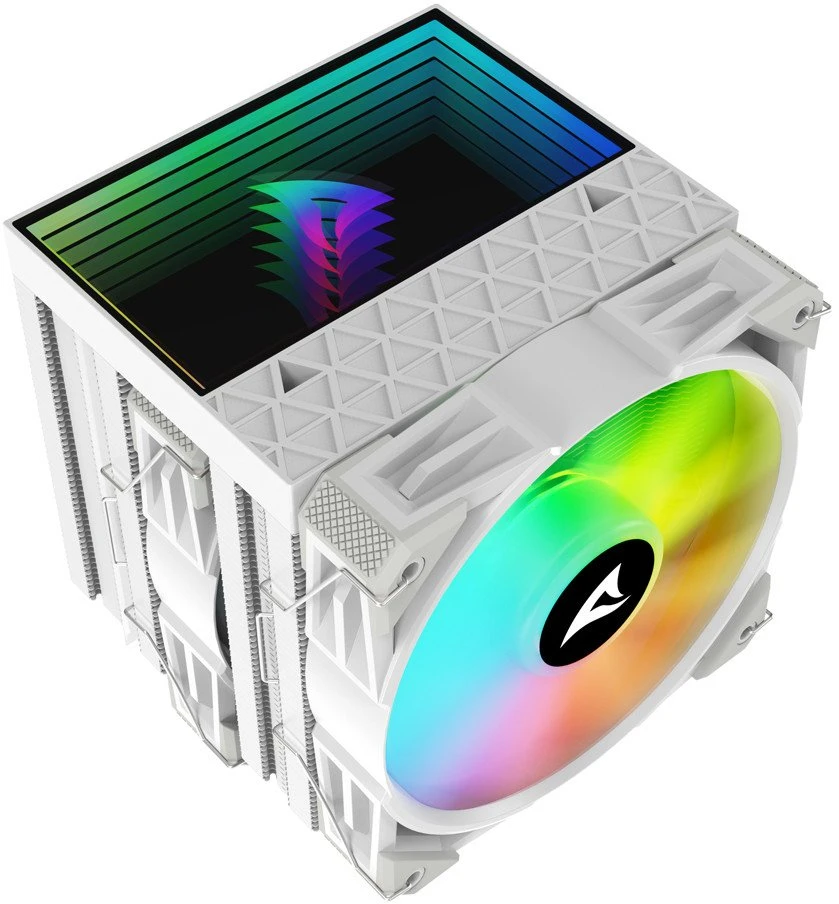 Sharkoon A60 RGB procesoriaus oro aušintuvas 12 cm baltas 1 vnt.