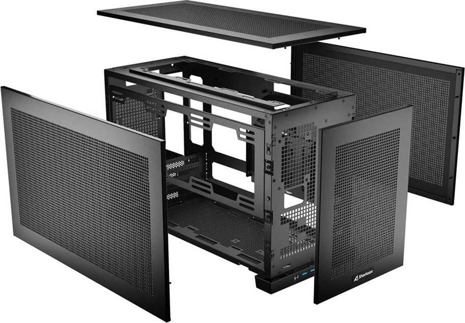Sharkoon REBEL C20 ITX, Tower-case - juodas