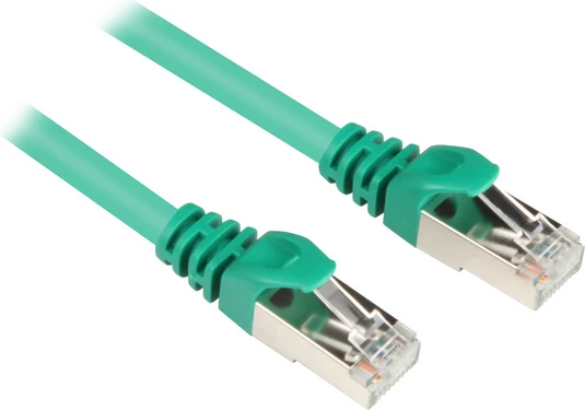 Sharkoon Patchkabel RJ45 Cat.6 SFTP (grün, 2 Meter)