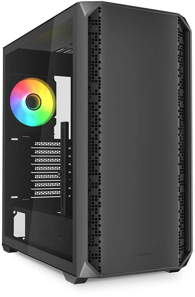 Sharkoon AK2 RGB ATX 1xGlas Juodas