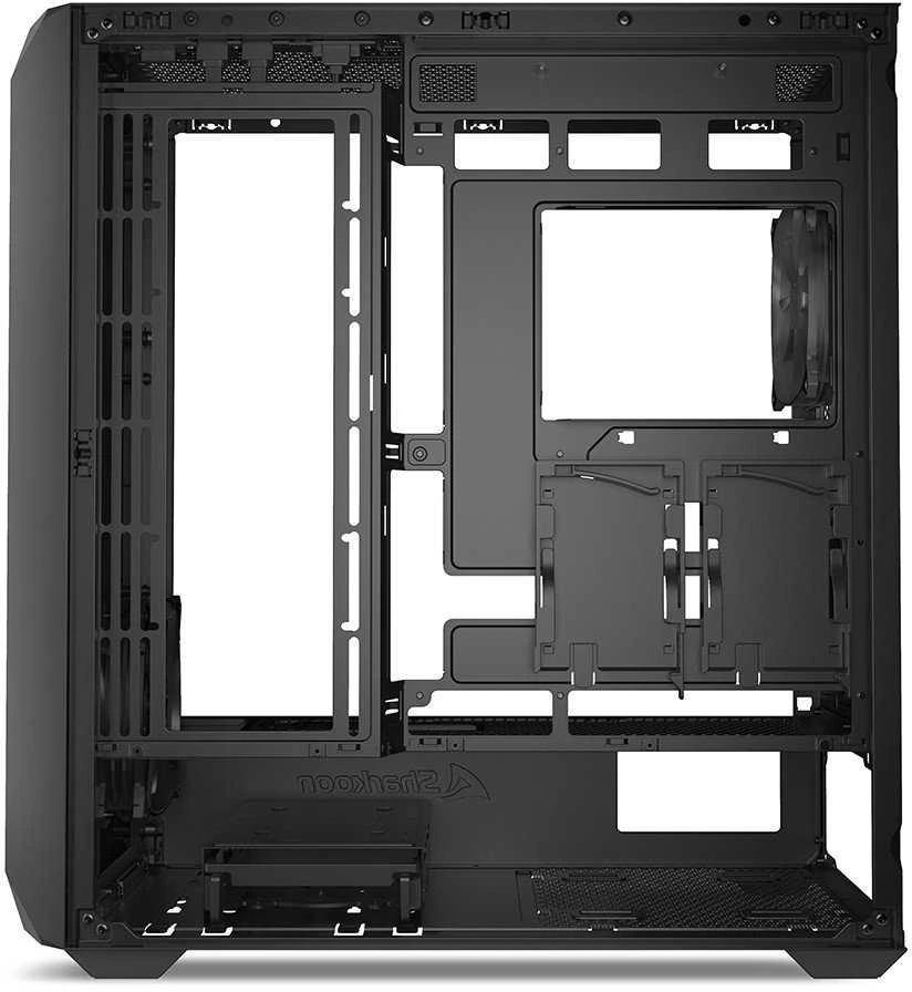 Sharkoon AK3 ATX 1xMetall Juodas