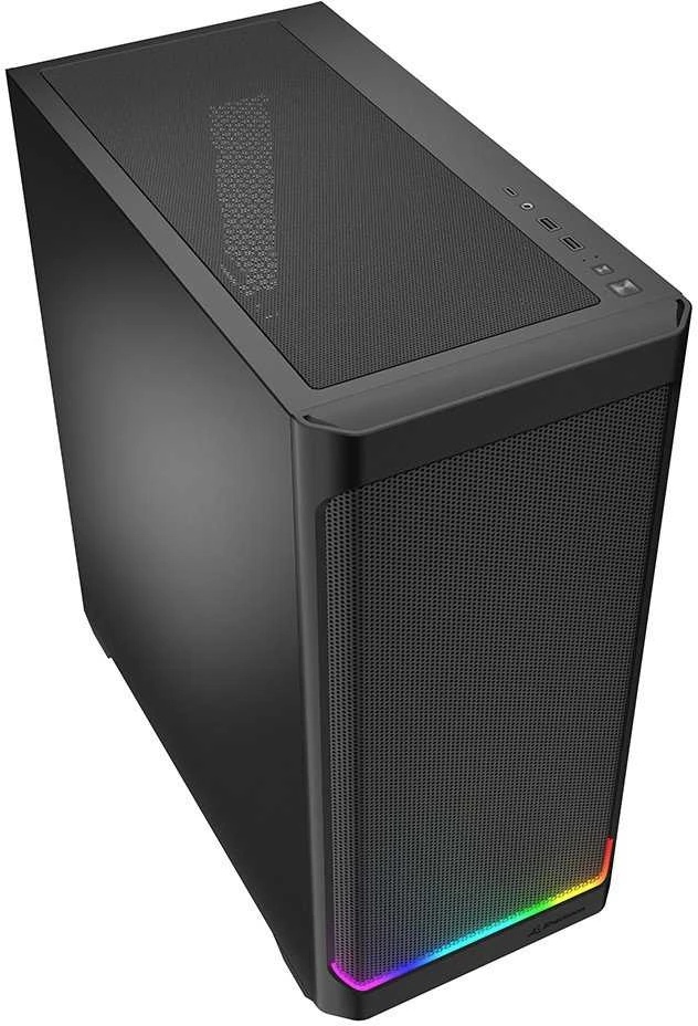 Sharkoon AK4 RGB ATX 1xMetall Juodas